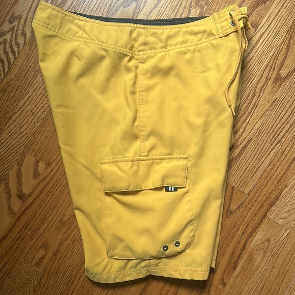 Yellow Nautical Swim Shorts / Board Shorts - Picture 3 of 3